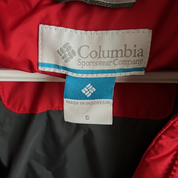 Columbia Women’s Puffer Parka Jacket Coat Size Small Red - Picture 4 of 9